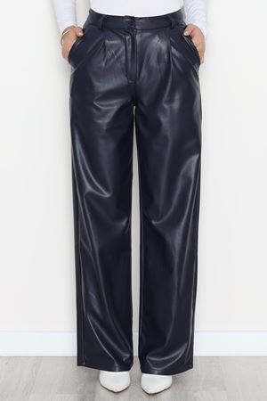 Palazzo Deri Pantolon Lacivert - 51208.1779.