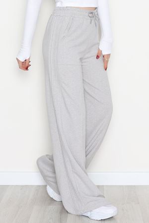 2 İplik Eşofman Altı Gri - 52048.1857.