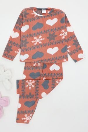 4-10 Yaş Polar İkili Takım Somon - 52077.1776.