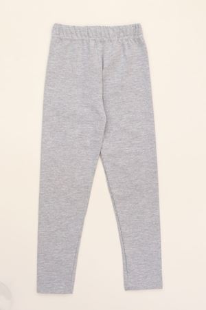 2-7 Yaş Likralı Penye Tayt Gri - 50485.1981.