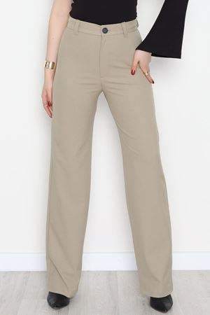 Dokuma Kumaş Pantolon Açıkhaki - 42650.1871.