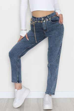 Boyfriend Kot Pantolon Açıkmavi - 42360.1431.