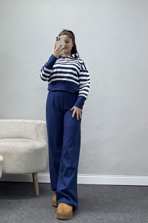 Kapşonlu Raporlu İnterlok İkili Takım Lacibeyaz - 42742.1567.