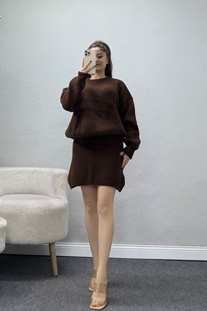 Triko Etekli Takım Acıkahve - 51108.1765.