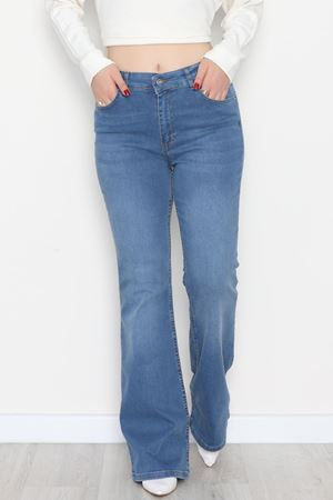 İspanyol Kot Pantolon Açıkmavi - 31397.2088.