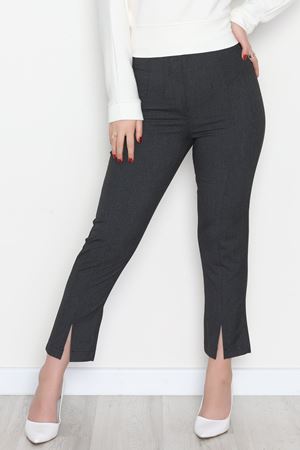 Poliviskon Fermuarlı Pantolon Antrasit - 51080.1779.