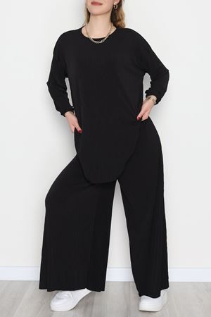 Sandy Crash Kumaş İkili Takım Siyah - 42667.1949.