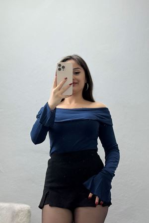 Madonna Yaka İspanyol Kol Bluz Laci - 1046.2119.