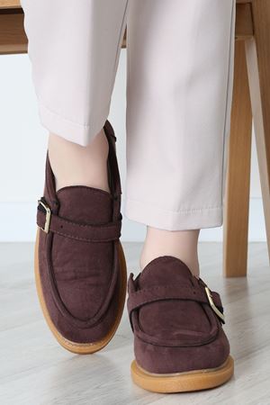 Termo Taban Tokalı Ayakkabı Süetkahve - 31652.1846.