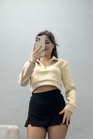 Scuba Yarım Fermuarlı Sweat Ten - 1066.2119.