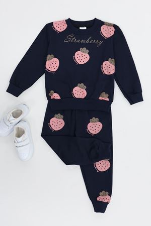 4-10 Yaş İki İp Şardonlu İkili Takım Lacivert - 52114.1776.