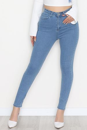 Dar Paça Kot Pantolon Açıkmavi1 - 31593.2112.