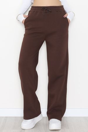 Palazzo 3 İplik Eşofman Altı Kahve - 6000.1247.