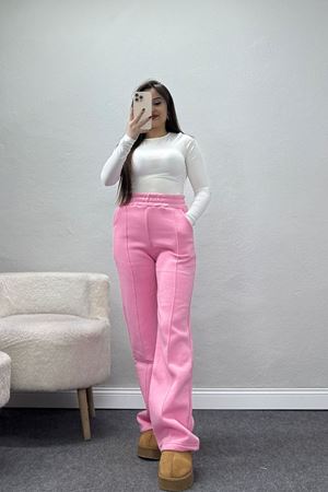 3 İplik Önü Çımalı Eşofman Altı Koyupembe - 42520.1878.