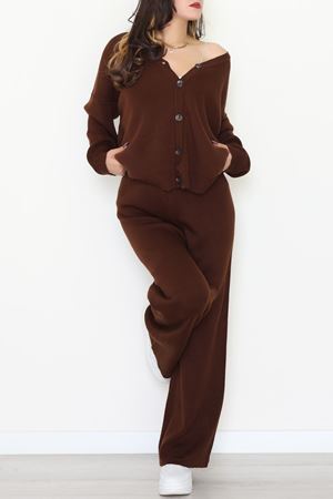 Akrilik Triko Takım Kahve - 31065.1766.