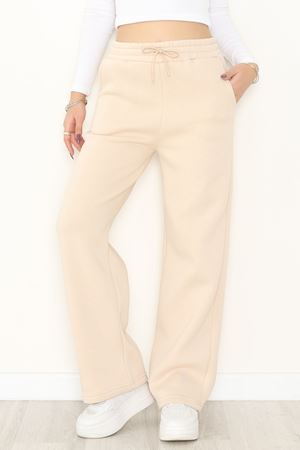 Palazzo 3 İplik Eşofman Altı Bej - 6000.1247.