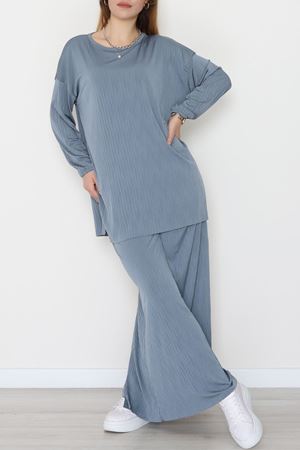 Sandy Crash Kumaş İkili Takım Gri - 42667.1949.