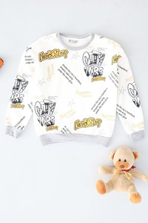 8-12 Yaş Çocuk Sweat Gri - 325545.1576.