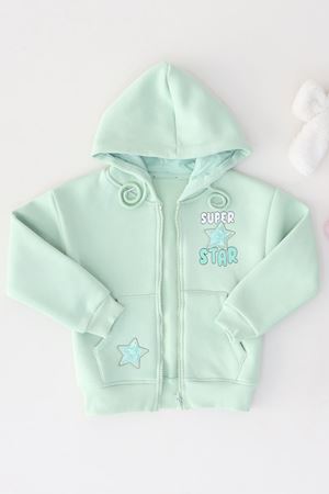 5-8 Yaş Çocuk Sweat Yeşil - 6264345.1576.