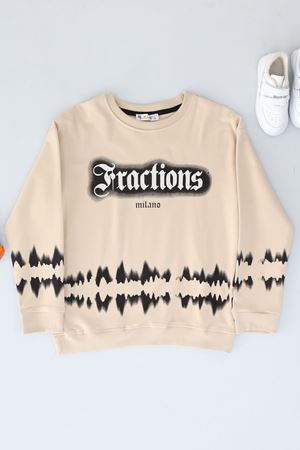 10-13 Yaş İki İplik Şardonlu Sweat Bej - 3264128.1576.