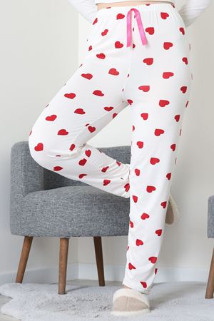 Milan Pijama Altı Beyazkırmızı - 52122.1567.