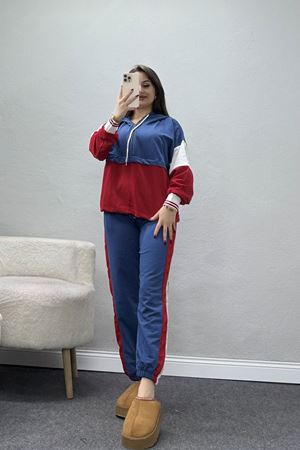 Parçalı Eşofman Takımı İndigokırmızı - 8122.1005.