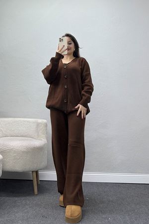 Akrilik Triko Takım Kahve - 31065.1766.