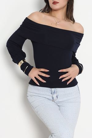 Buzzy Madonna Yaka Bluz Koyulaci - 1003.2119.