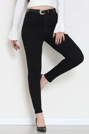 Dar Paça Kot Pantolon Siyah - 42704.2121.