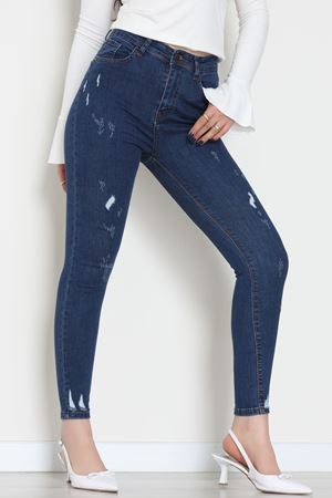 Dar Paça Kot Pantolon Mavi - 42701.2121.