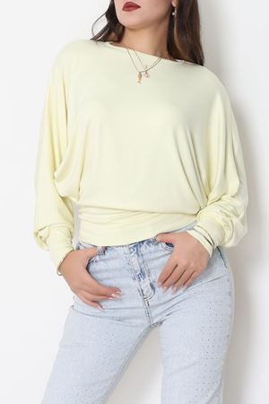 Yarasa Kol Salaş Bluz Sarı - 31740.2115.