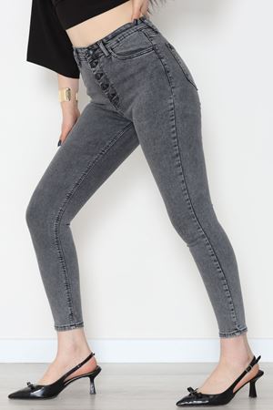 Dar Paça Kot Pantolon Füme - 42704.2121.