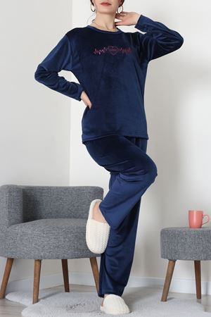 Fransız Kadife Baskılı Takım Laci - 465.1287.