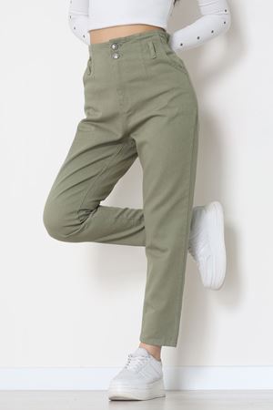 Pile Detaylı Mom Jean Çağla - 42708.2121.