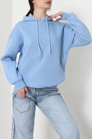 3 İplik Kapşonlu Baskılı Sweat Bebemavi - 42223.1878.