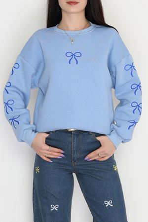 3 İplik Bisiklet Yaka Sweat Bebemavisaks - 42246.1878.