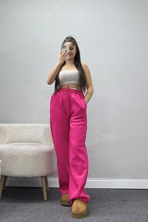 Palazzo 3 İplik Eşofman Altı Fuşya - 6000.1247.