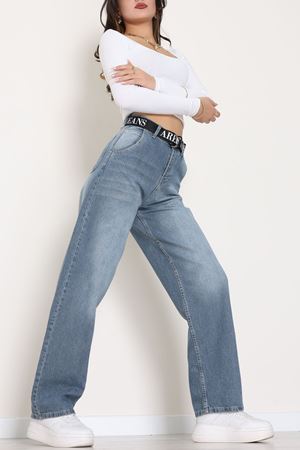 Baggy Kot Pantolon Açıkmavi - 31586.1566.