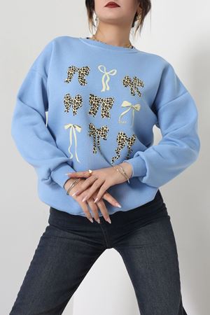 3 İplik Baskılı Sweat Bebemavi - 42244.1878.