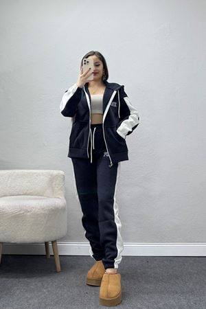 3  İplik Şardonlu Eşofman Takımı Siyah1 - 52138.1735.