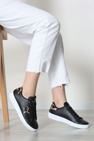 Yıldızlı Spor Ayakkabı Siyahleopar - 31295.264.