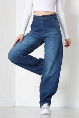Baggy Kot Pantolon Mavi1 - 31586.1566.