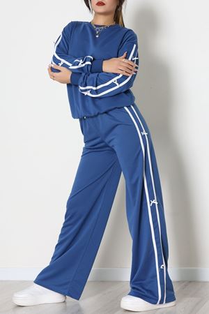 2 İplik Eşofman Takımı İndigo - 50788.1857.