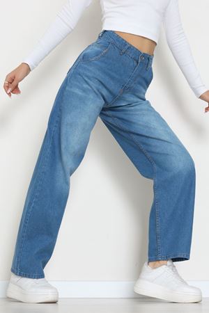 Baggy Kot Pantolon Açıkmavi1 - 31586.1566.