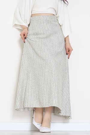 Çizgili Çan Etek Siyah - 60627.2126.