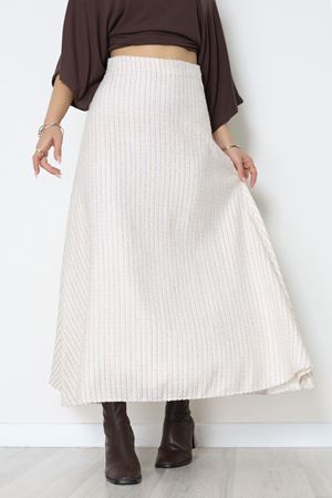 Çizgili Çan Etek Pembe - 60627.2126.