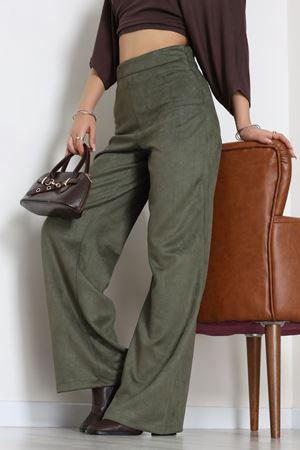 Süet Pantolon Haki - 1808.2126.