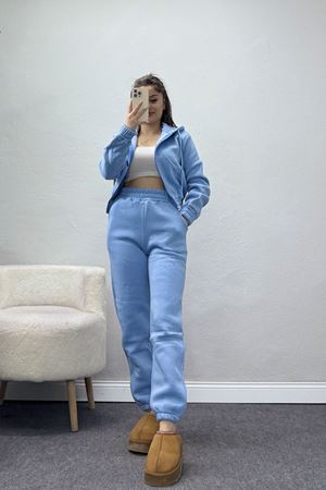 3 İplik Crop Eşofman Takımı Bebemavi - 50913.1878.