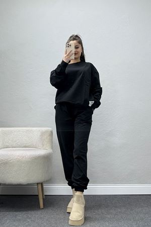 Armalı Eşofman Takımı Siyah - 20087.1857.