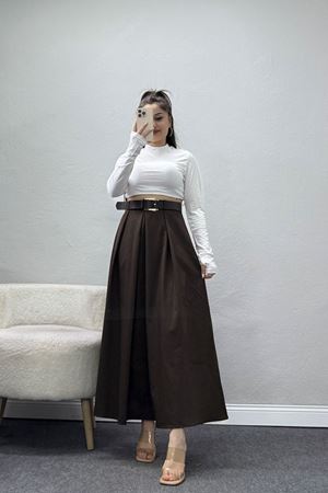 Fast Pery Kemerli Etek Kahve - 3360.1995.